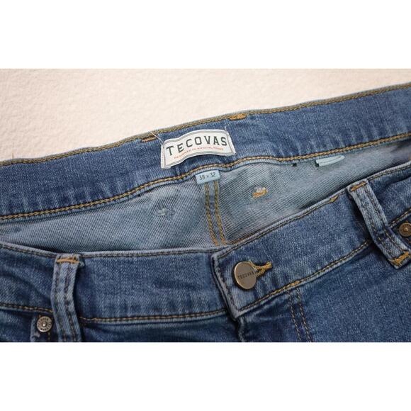 Tecovas Standard Fit Western Stretch Rugged Blue Jeans Mens Size 38 x 32 - Picture 7 of 10